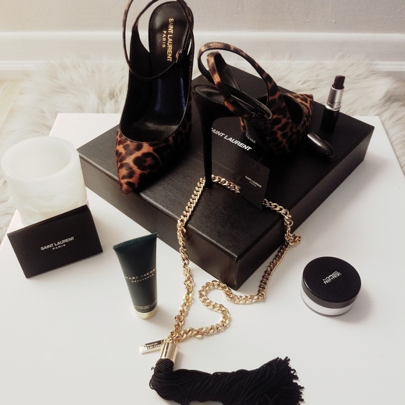 ❌SOLD❌Saint Laurent's Zoe ankle-strap pumps - Picture 2 of 7